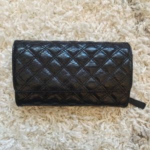 Black Quilted Clutch
